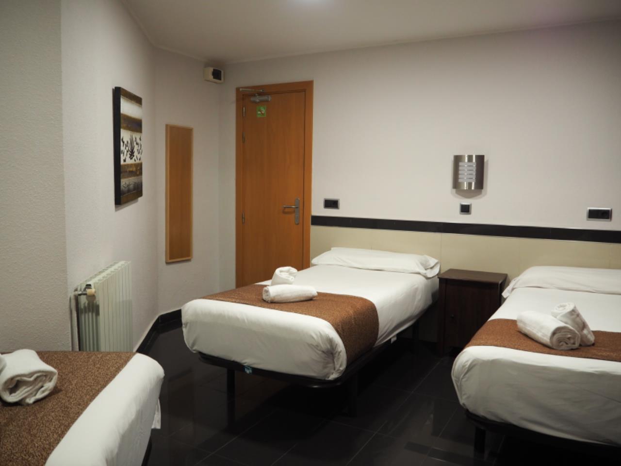 Triple con 3 camas individuales